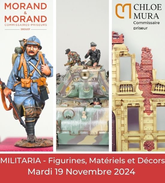 vente militaria en collaboration avec Maître Morand