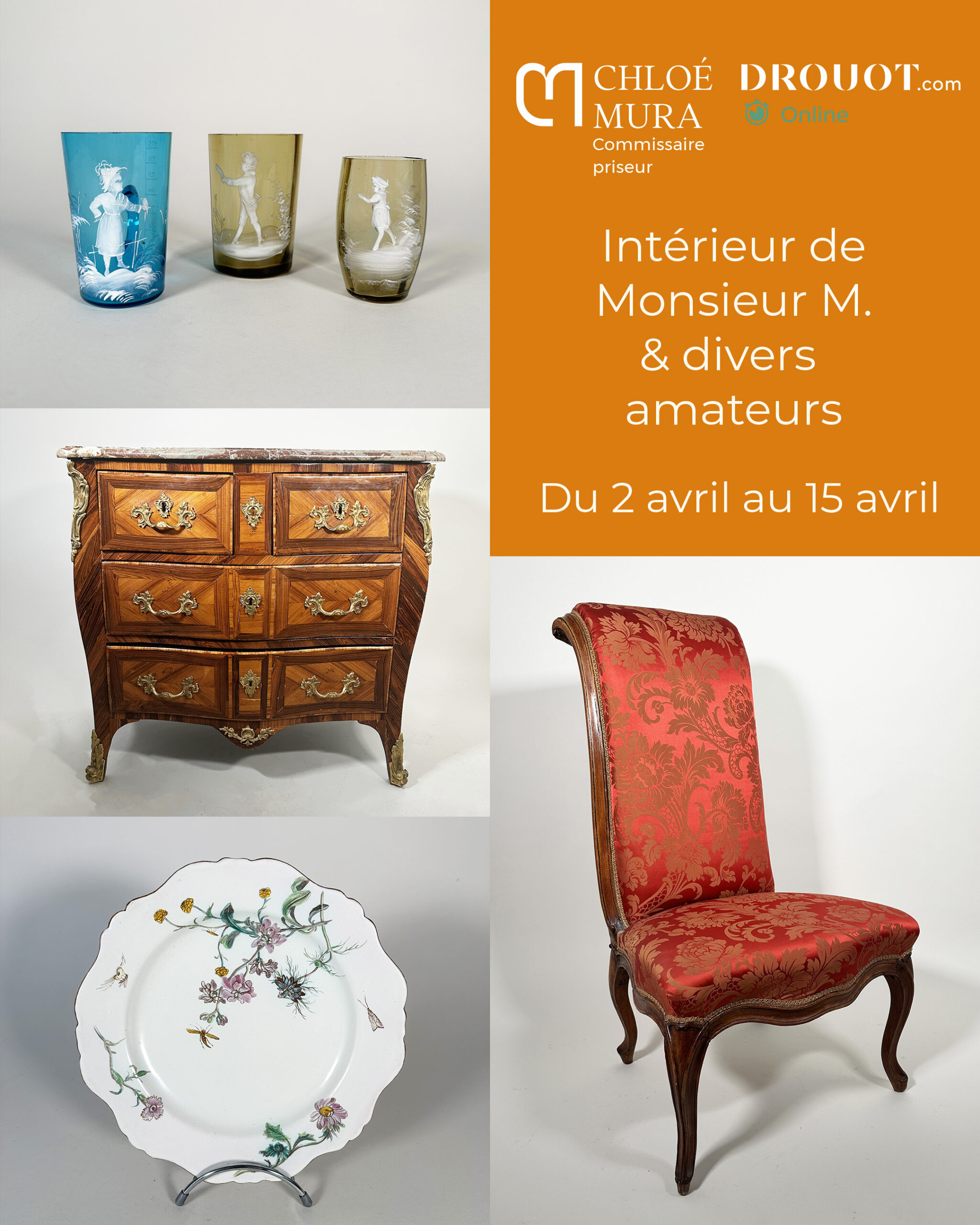 Visuel vente 15 avril 2 vente enchères bijoux mode arts de la table 10 avril 2025